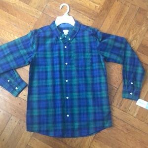 Boys kids Carters botton down cotton shirt size 14
